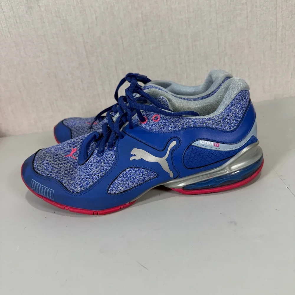 Puma 10 Cell 1.0 Womens Archtec Sport Lifestyle Running Shoes US‎ 8.5 Blue Pink
